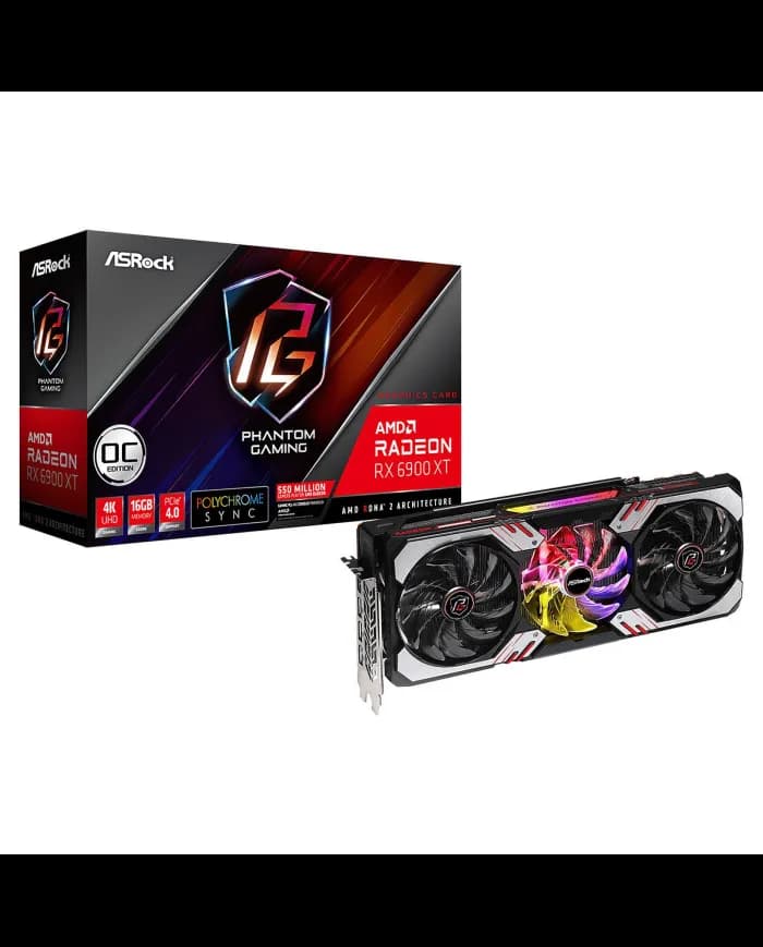 ASRock Radeon RX 6900 XT Phantom Gaming D 16G OC