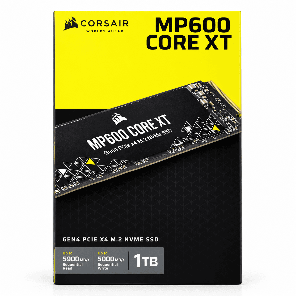 SSD Corsair Force MP600 CORE XT 1TB NVMe - M.2 2280 PCIe Gen 4