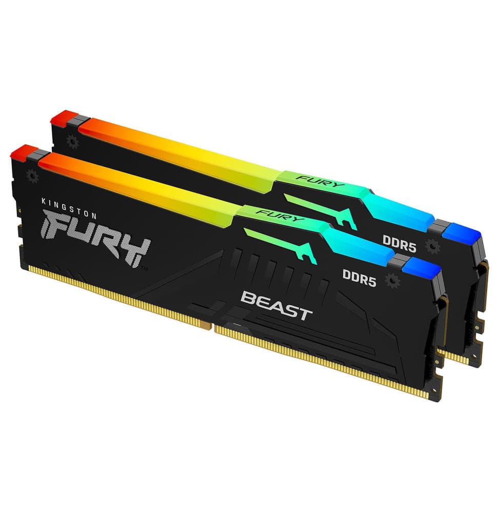 KINGSTON FURY Beast RGB 32GB (2x16GB) DDR5 5600MHz CL36